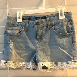 Vigoss Ripped Jean Shorts